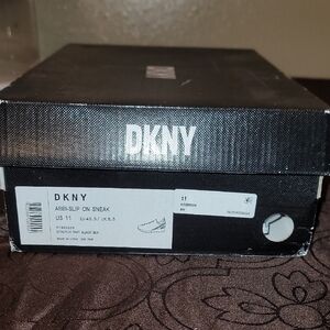 DKNY Black Slip-On Sneakers